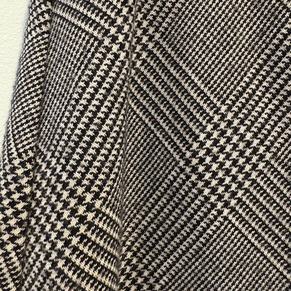 Petite Sophisticate Skirt Size 8 Wool Blend Glen Plaid A-Line Office Made Italy - Picture 4 of 13